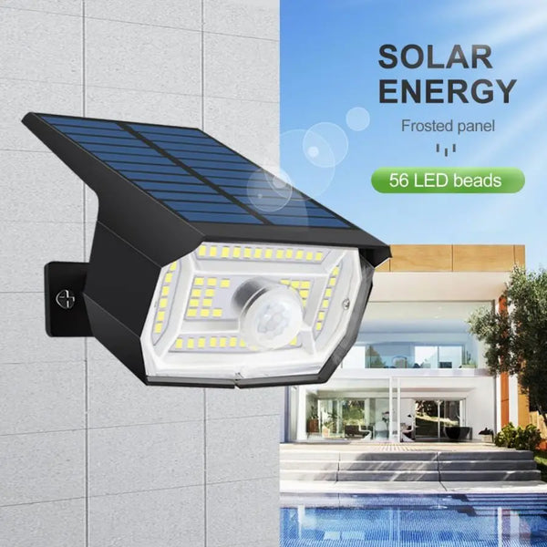 72/68 LED Solar Flood Lights Outdoor IP65 Waterproof 3 Modes Solar Garden Light Outdoo