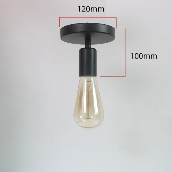 Retro iron ceiling light