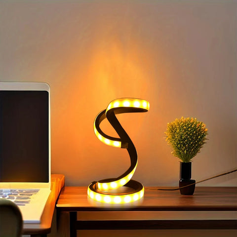 1pc Unique Creative Table Lamp, USB Power Supply - Three-tone Light