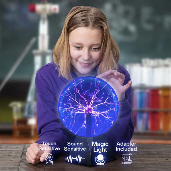 LED Glass Touch Magic Plasma Ball Lamp