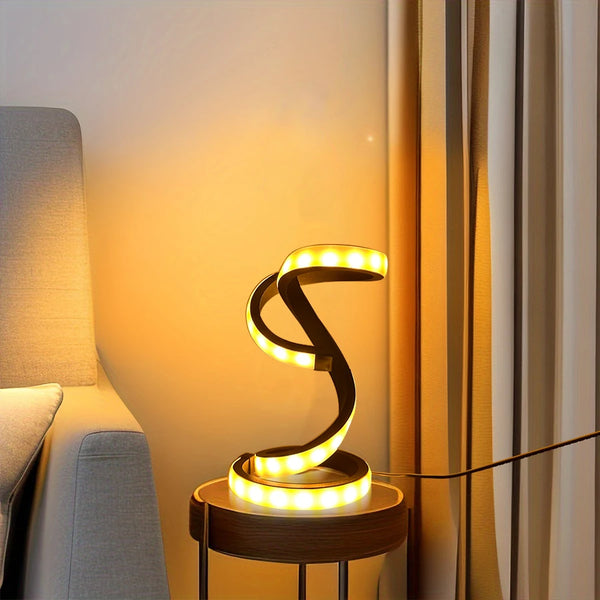 1pc Unique Creative Table Lamp, USB Power Supply - Three-tone Light