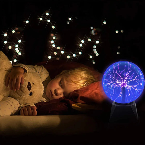 LED Glass Touch Magic Plasma Ball Lamp