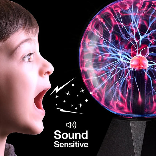 LED Glass Touch Magic Plasma Ball Lamp