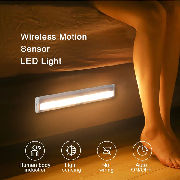 Wireless multipurpose LED with motion sensor