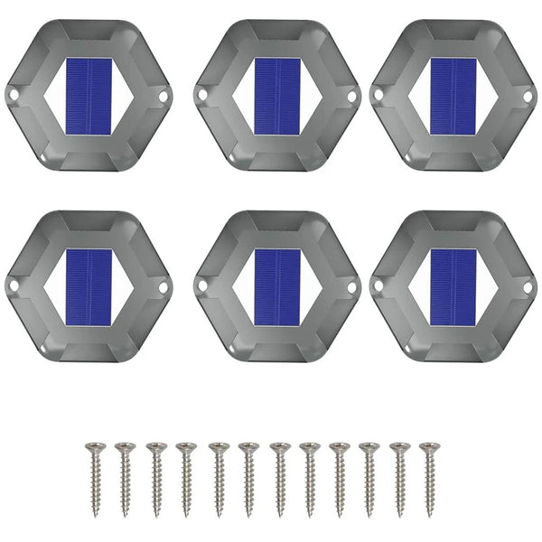 2pcs/4pcs Solar Light Outdoors Solar Street Light Lawn Lamp Garden Decor Buried Stair Lamp Underground Decking Lampy Solarne