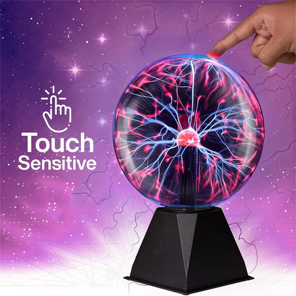 LED Glass Touch Magic Plasma Ball Lamp