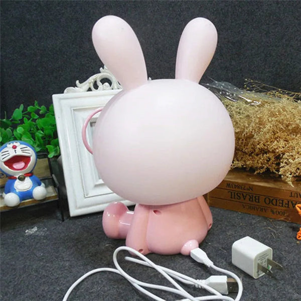 Touch-sensitive LED rabbit night light