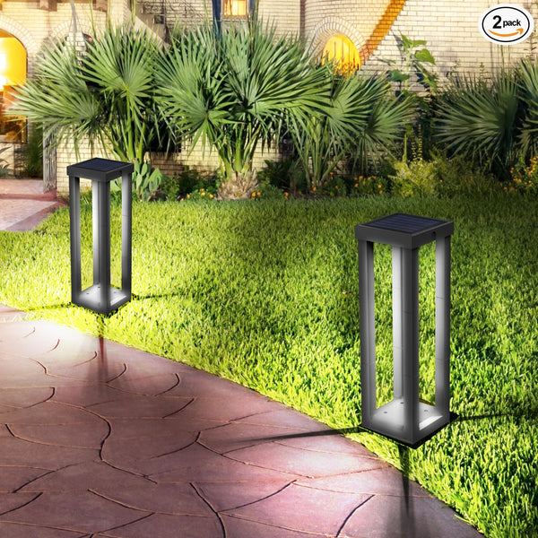T-SUN Solar Garden Lights – LED Landscape Lighting, IP65 Waterproof for Lawn, Patio & Walkways