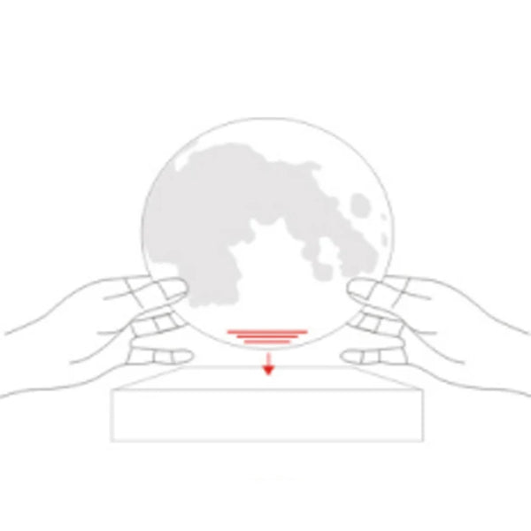 Magnetic Levitation LED Moon Lamp