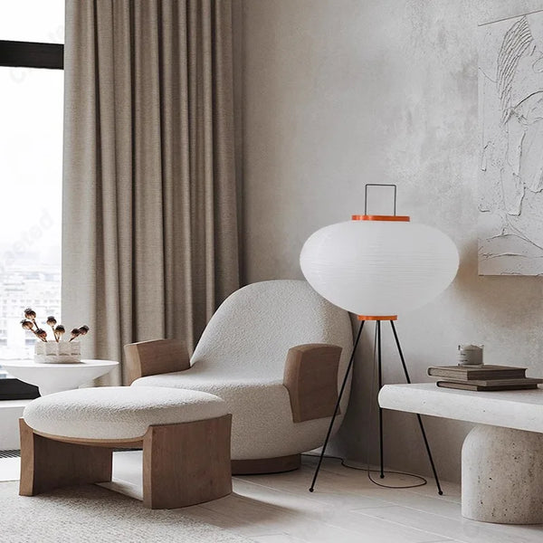 Retro and minimalist LED floor lamp