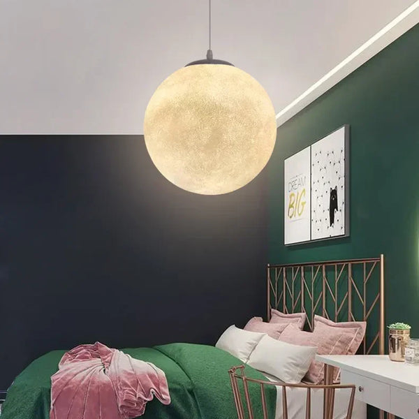 Nordic minimalist style pendant lights moon lamps