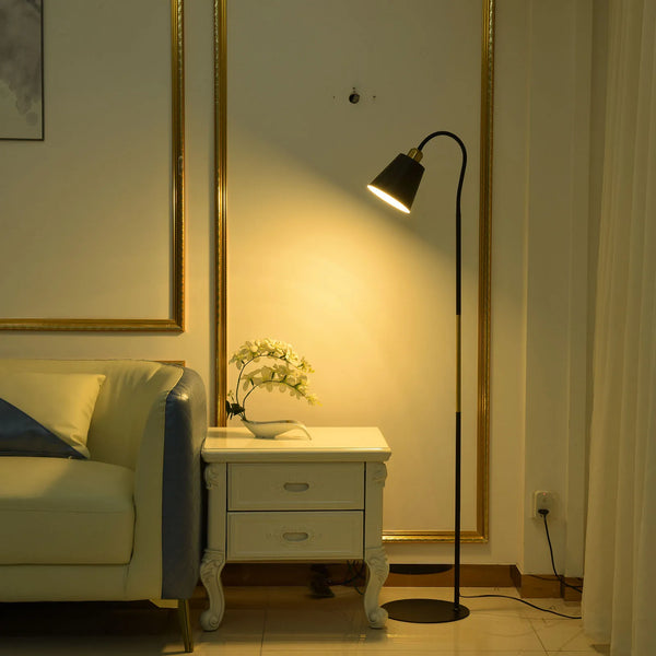 Modern and simple iron LED floor lamp