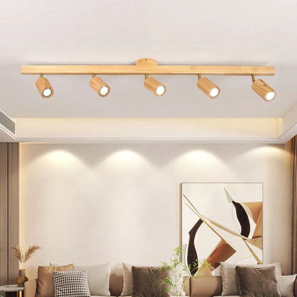 Japanese wooden chandelier