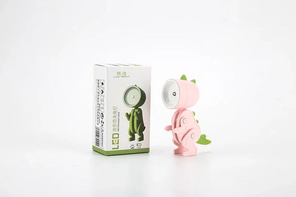Mini Foldable Magnetic Dinosaur Night Light Battery Operated LED Lamp