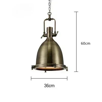 Nordic, retro, industrial, nostalgic LED pendant light