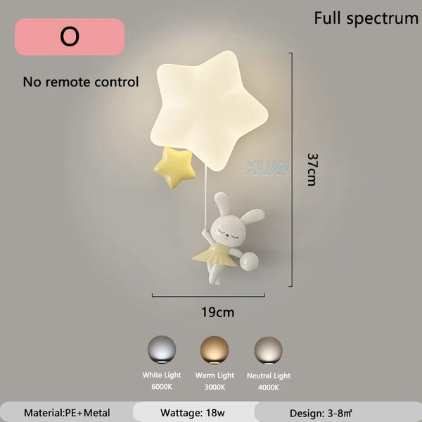 Minimalist Children's Room Wall Lamps