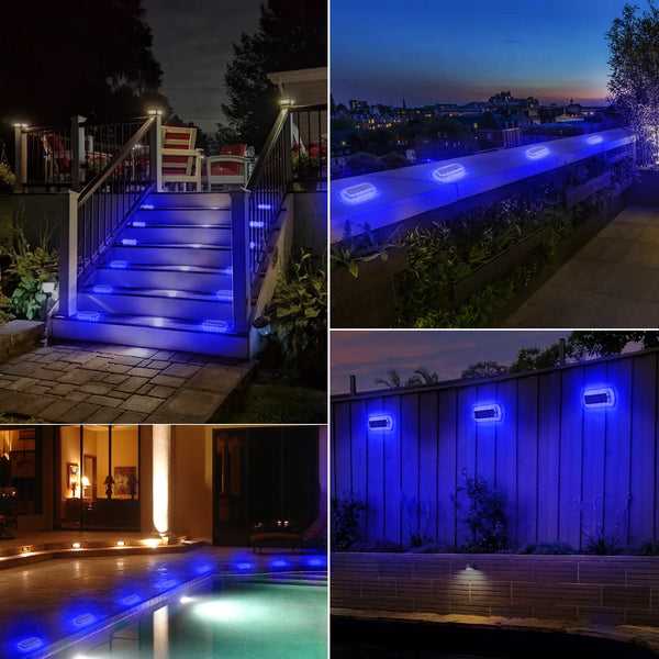 4PCS 16LED Solar Buried Lights – Waterproof Garden Spotlights