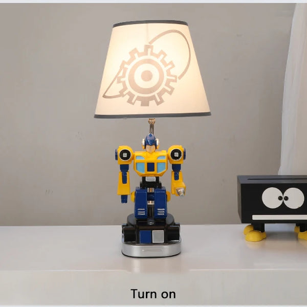 Robot LED bedside lamp