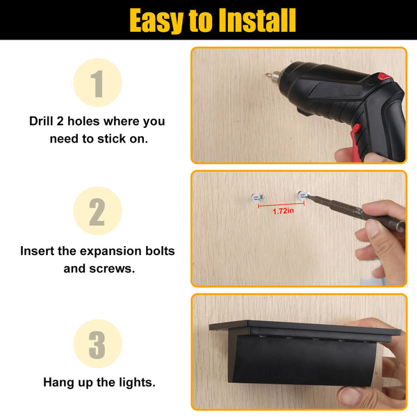 RGB LED Solar Step Lights (2/4PCS) – Waterproof & Anti-Theft | Super Bright Outdoor Stair Lighting