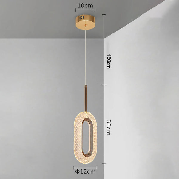 Acrylic ceiling chandelier