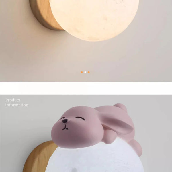Cute animal wall lamp