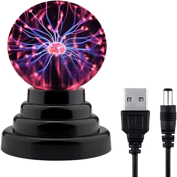 LED Glass Touch Magic Plasma Ball Lamp