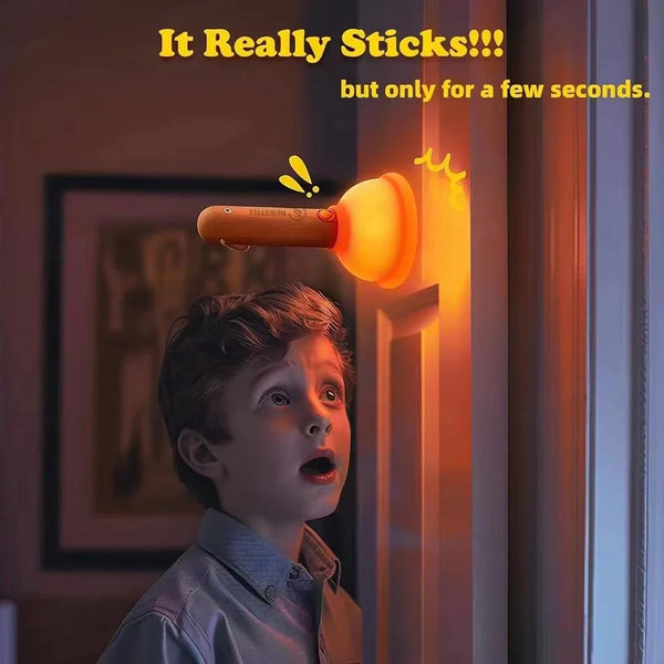 Funny Plunger Silicone Night Light, Creative Halloween