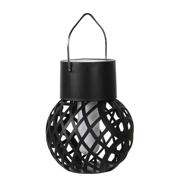 Solar Hanging Flame Lights – Flickering LED Lanterns for Outdoor Decor