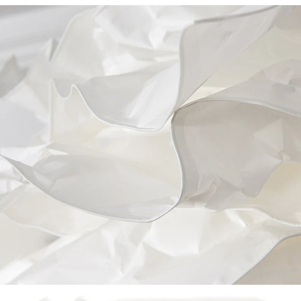 DIY White Paper Cloud Chandelier