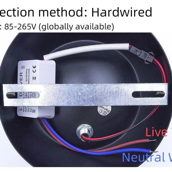 Modern 5W LED wall light with 350 degree rotation