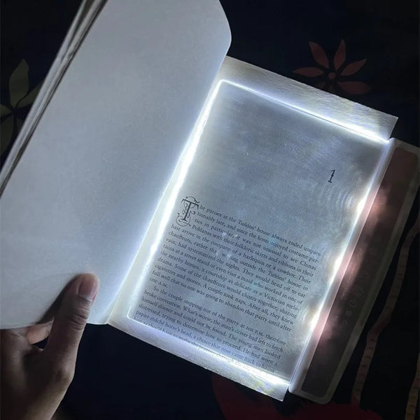 LED light panel for bookmarks
