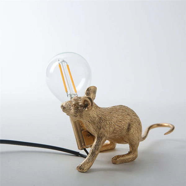 Nordic Resin Mouse Night Light, Small, Cute, Modern, LED