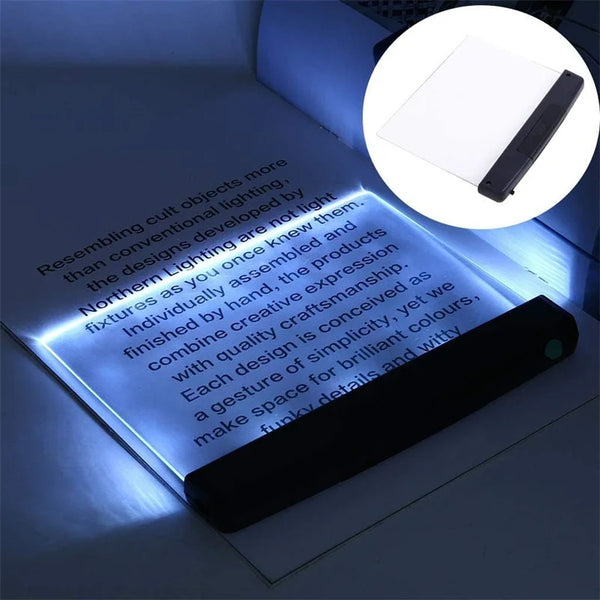 LED light panel for bookmarks