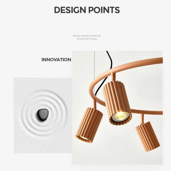 Modern LED chandelier