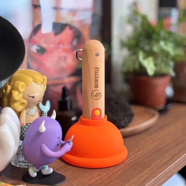 Funny Plunger Silicone Night Light, Creative Halloween