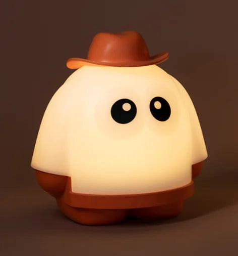 Cute and Creative Mini LED Table Lamp USB Rechargeable Portable Cartoon Lampshade