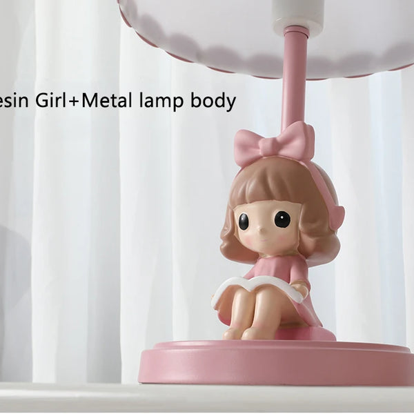 Bedside table lamps for princess bedroom