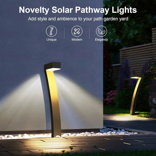 6/12 Pack Bright Solar Lights for Outdoor Areas and Pathways