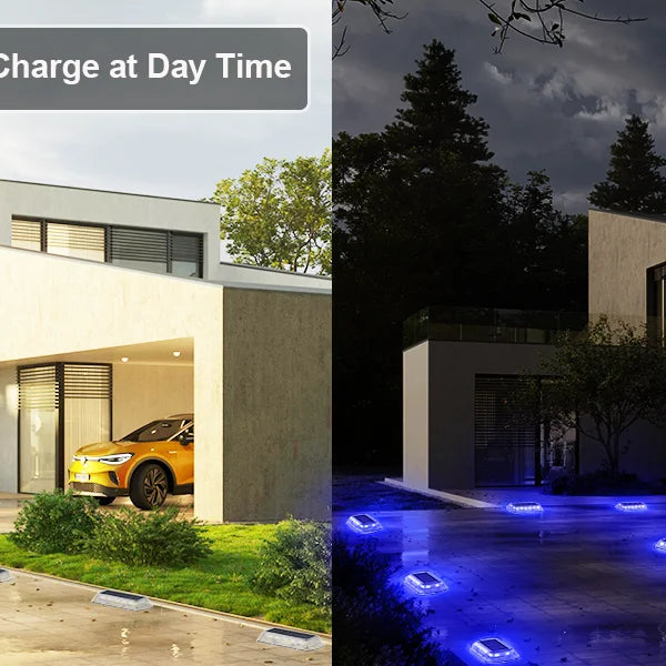 4PCS 16LED Solar Buried Lights – Waterproof Garden Spotlights