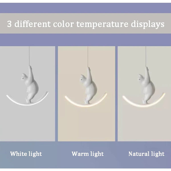 LED chandeliers with cute animals