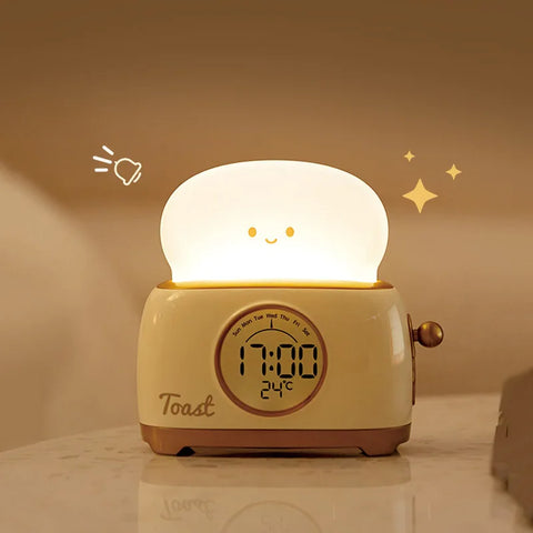 Children's alarm clock with LED night light