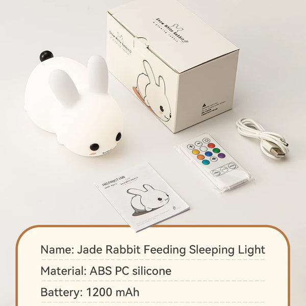 Cute Bunny silicone lamp