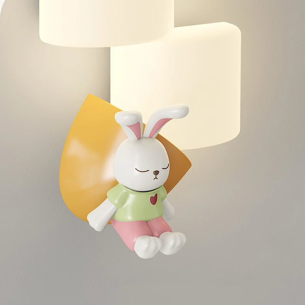 Monkey Rabbit Panda Animal Wall Lamps