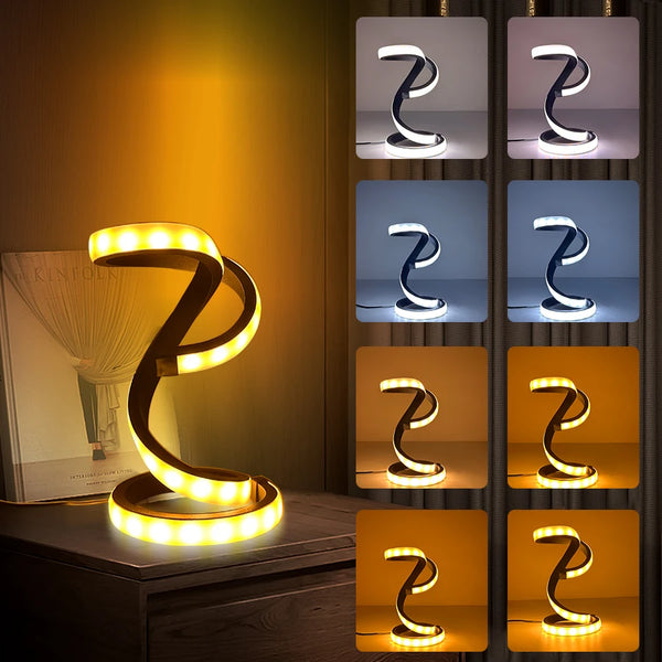 1pc Unique Creative Table Lamp, USB Power Supply - Three-tone Light