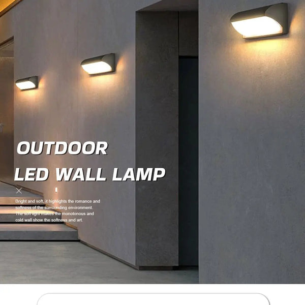 Waterproof Motion Sensor LED Wall Light for