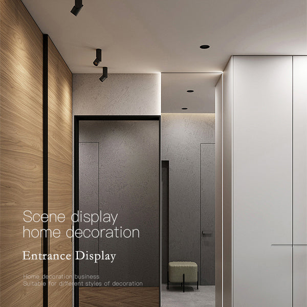 LED surface mounted spotlights, GU10 folding luminaires