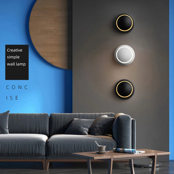 Modern 5W LED wall light with 350 degree rotation