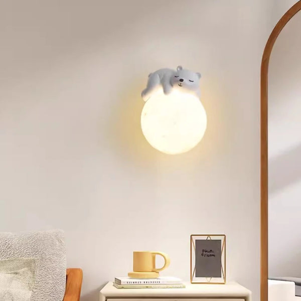 Cute animal wall lamp