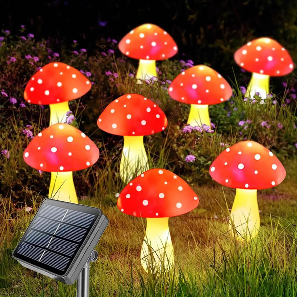 waterproof mushroom lamp for garden decoration