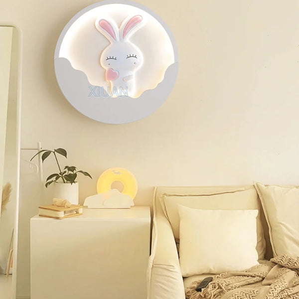 Cartoon Bear Rabbit Wall Lamps
